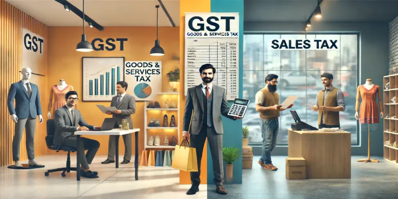 This Image Is About GST vs. Sales Tax in Pakistan: What's the Difference?
