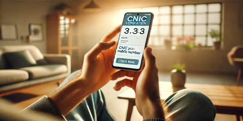 This Image Is About How to Check CNIC Number  with Mobile Number